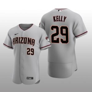 Arizona Diamondbacks Merrill Kelly Authentic Road Gray Jersey