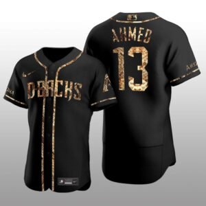 Arizona Diamondbacks Nick Ahmed Python Skin Authentic Black Jersey