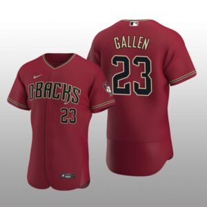 Arizona Diamondbacks Zac Gallen Authentic Alternate Crimson Jersey