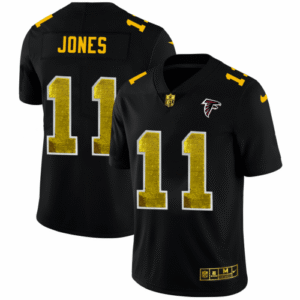 Atlanta Falcons #11 Julio Jones Black Nike Golden Sequin Vapor Limited NFL Jersey