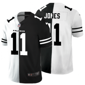 Atlanta Falcons #11 Julio Jones Black V White Peace Split Nike Vapor Untouchable Limited NFL Jersey