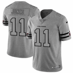 Atlanta Falcons #11 Julio Jones Nike Gray Gridiron II Vapor Untouchable Limited NFL Jersey