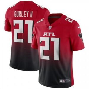 Atlanta Falcons #21 Todd Gurley II Nike Red 2nd Alternate 2020 Vapor Untouchable Limited NFL Jersey
