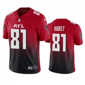 Atlanta Falcons #81 Hayden Hurst Nike Red 2nd Alternate 2020 Vapor Untouchable Limited NFL Jersey