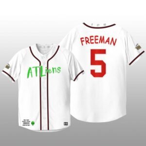 Atlanta Braves 25th Anniversary Freddie Freeman White Baseball Jersey