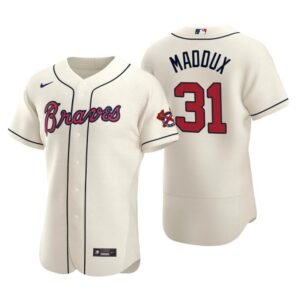 Atlanta Braves Greg Maddux Cream Authentic 2020 Alternate Jersey