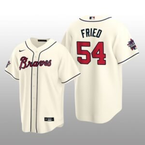 Atlanta Braves Max Fried Cream MLB All-Star Game Replica Alternate Jersey