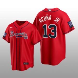 Atlanta Braves Red Alternate Jersey Replica Ronald Acuna Jr. All-Star Game