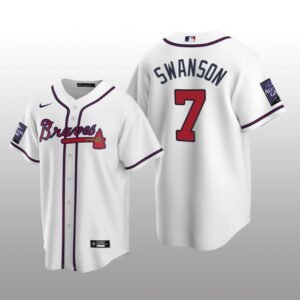 Atlanta Braves White Alternate Jersey Replica Dansby Swanson All-Star Game