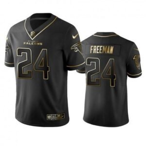 Atlanta Falcons #24 Devonta Freeman Stitched NFL Vapor Untouchable Limited Black Golden Jersey