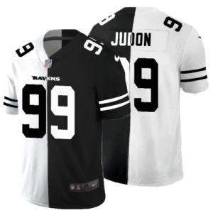 Baltimore Ravens #99 Matthew Judon Black V White Peace Split Nike Vapor Untouchable Limited NFL Jersey