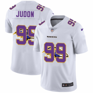 Baltimore Ravens #99 Matthew Judon White Nike Team Logo Dual Overlap Limited NFL Jersey