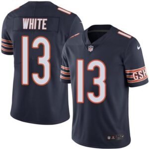 Chicago Bears Bears #13 Kevin White Navy Blue Stitched NFL Limited Rush Jersey