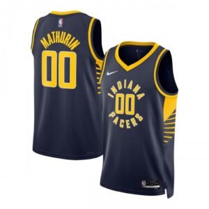 Bennedict Mathurin Indiana Pacers Nike Unisex Swingman Jersey – Navy