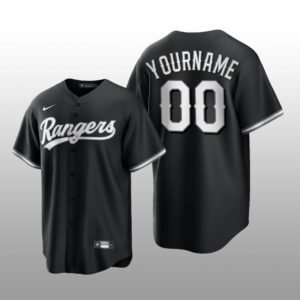 Black Rangers Custom All Black Fashion Serise Replica Jersey