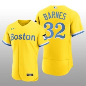 Boston Red Sox Matt Barnes City Connect Authentic Gold Jersey