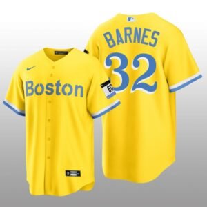 Boston Red Sox Matt Barnes City Connect Replica Nike Gold Jersey