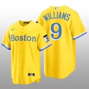 Boston Red Sox Ted Williams City Connect Replica Nike Gold Jersey