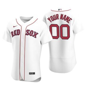 Boston Red Sox White 2020 Home Authentic Custom Men’s Jersey