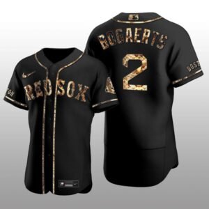 Boston Red Sox Xander Bogaerts Python Skin Authentic Black Jersey