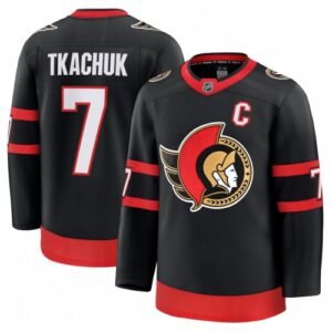 Brady Tkachuk Men’s Ottawa Senators Black Home Premium Jersey
