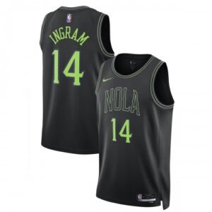 Brandon Ingram New Orleans Pelicans Nike Unisex Swingman Jersey – Black – Hardwood Classics