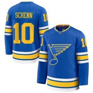 Brayden Schenn St. Louis Blues Home Premium Player Jersey – Blue