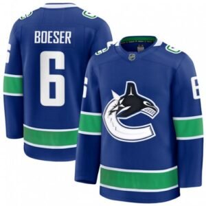 Brock Boeser Men’s Vancouver Canucks Blue Home Premium Jersey