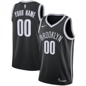 Brooklyn Nets Nike Swingman Custom Jersey Black
