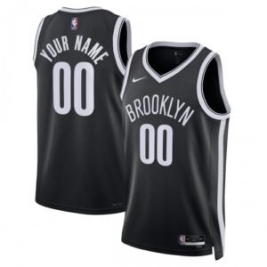 Brooklyn Nets Nike Unisex Swingman Custom Jersey Black