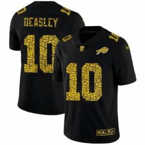 Buffalo Buffalo Bills #10 Cole Beasley Leopard Print Fashion Vapor Limited NFL Jersey Black