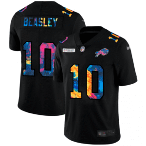 Buffalo Buffalo Bills #10 Cole Beasley Multi-Color Black 2020 NFL Crucial Catch Vapor Untouchable Limited Jersey