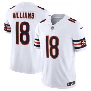 Caleb Williams #18 Chicago Bears Nike Vapor F.U.S.E. Limited Jersey – White
