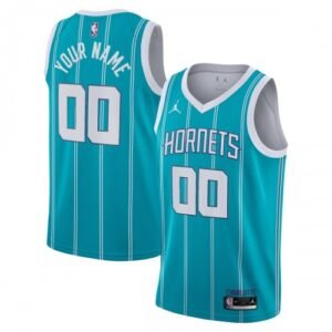 Charlotte Hornets Jordan Brand Swingman Custom Jersey – Teal