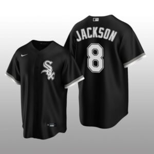 Chicago White Sox Men’s Replica Alternate Jersey Bo Jackson Black Nike