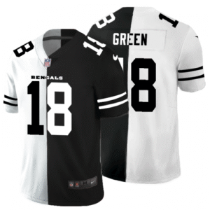 Cincinnati Cincinnati Bengals #18 A.J. Green Black V White Peace Split Nike Vapor Untouchable Limited NFL Jersey