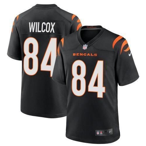 Cincinnati Cincinnati Bengals #84 Mitchell Wilcox Black Nike Alternate Game Jersey
