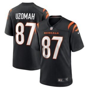 Cincinnati Cincinnati Bengals #87 C.J. Uzomah Black Nike Alternate Game Jersey