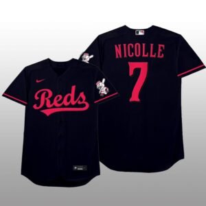 Cincinnati Reds Eugenio Suarez MLB Players Weekend Nickname Navy Jersey