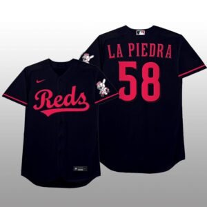 Cincinnati Reds Luis Castillo MLB Players Weekend Nickname Navy Jersey