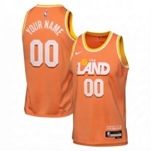 Cleveland Cavaliers Nike 2025/26 Orange Swingman Custom Jersey Classics