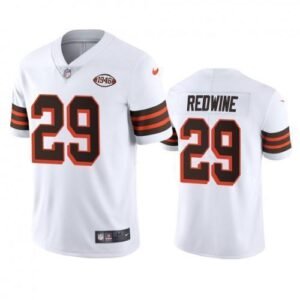 Cleveland Cleveland Browns #29 Sheldrick Redwine Nike 1946 Collection Alternate Vapor Limited NFL Jersey – White