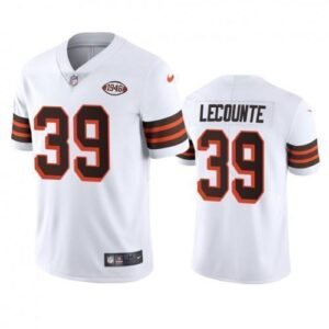 Cleveland Cleveland Browns #39 Richard Lecounte Nike 1946 Collection Alternate Vapor Limited NFL Jersey – White