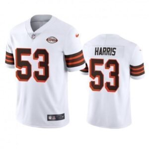 Cleveland Cleveland Browns #53 Nick Harris Nike 1946 Collection Alternate Vapor Limited NFL Jersey – White