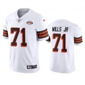Cleveland Cleveland Browns #71 Jedrick Wills Jr. Nike 1946 Collection Alternate Vapor Limited NFL Jersey – White