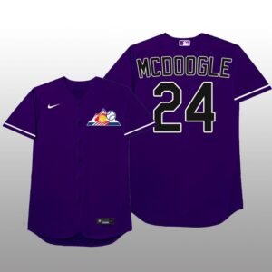 Colorado Rockies Ryan McMahon MLB Players Weekend Nickname Purple Jersey