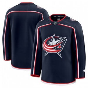 Columbus Blue Jackets Home Premium Blank Jersey – Navy