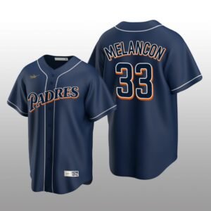 Cooperstown Collection Mark Melancon San Diego Padres Navy Men’s Jersey