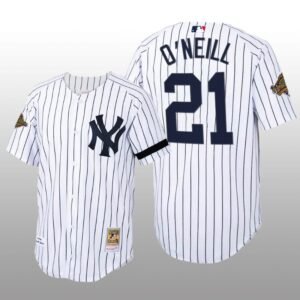 Cooperstown Collection New York Yankees Paul O’Neill Authentic Home White Jersey