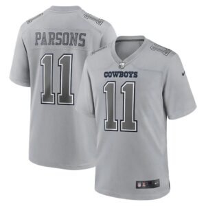 Dallas Cowboys #11 Micah Parsons Nike Gray Atmosphere Fashion Game Jersey